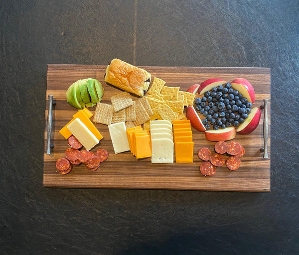 Personalized Cheese Board, Laser Engraved, Charcuterie Board, Cutting Board, One of a kind, Walnut Wood, Edge Grain Cutting