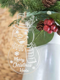 Personalized Snowman Acrylic Ornament - Uimpress