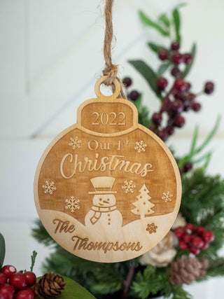 Personalized Last Name Christmas Ornament - Uimpress