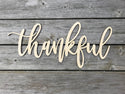 Thankful Wood Sign, Wood Cut Out, Thankful Wood Cut Out, Thankful Sign