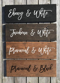 Rustic Wooden Sign