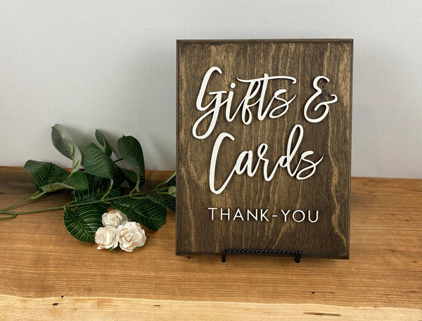 Cards and Gifts Wedding Sign 